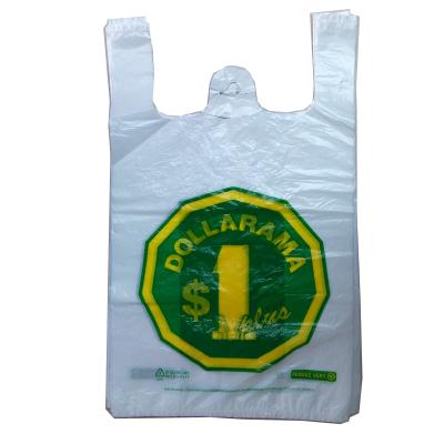 China White Vest Carrier Bag Grocery Bag Check Bag Shopping Bag for sale