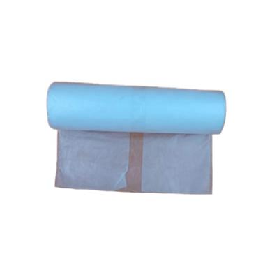 China HDPE waste bags bolsas de plastico disposable white waste bag on roll plastic bag for recycle for kitchen for sale