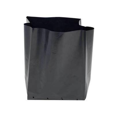 China Eco-friendly 5 pack HDPE planter grow bag, degradable seedling bags, sample bags plastic black ellesse garden grow bags for sale