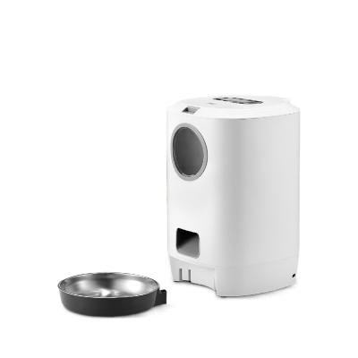 China Durable Automatic Finger Pressure Timing Cats Wholesale Smart Automatic Pet Bowl Dog Feeder for sale