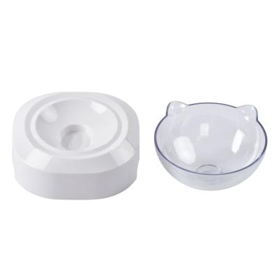 China Viable Drinking No Spill High Quality Travel Pet Bowl Rounded Bottom Double Bottle Pet Bowl for sale