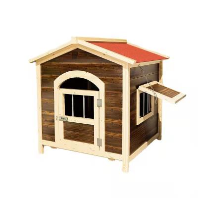 China Breathable Breeding Aviaries Bed Large P Size Rattan Cages Carriers Cat Round Cardboard Pet Wooden House for sale