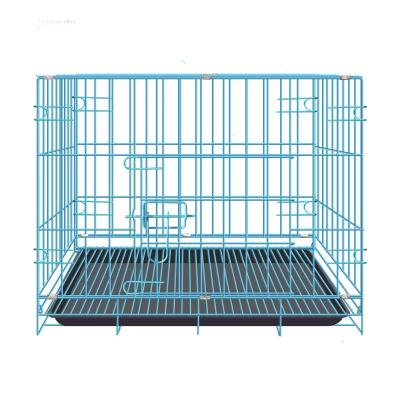 China Breathable Wholesale Metal Dog Durable Stainless Steel Outdoor Folding Dog Cage for sale