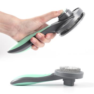 China Workable Short And Long Removal Massaging Her Hair Slicker Remove Dog Cat Hair Removal Brush Comb for sale