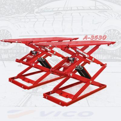 China VICO Ultra Thin Scissor Lift Car Holding Lift V-JSXB-A-3530 4000KGS for sale