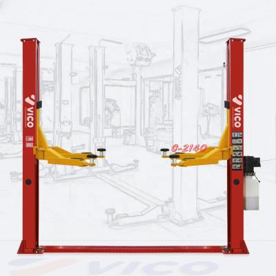 China Economic Automotive Hydraulic Vehicle Hoist Wholesaler Vico 2 Pole Car Lift 2 Post Lift V-LZW-C-2140 Automotive Crane 2 for sale