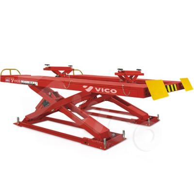 China Repair Maintencance Car Lifting Pneumatic Vico Collision Center Scissor Crane Release Scissor Lift For Wheel Alignment V-JSD-D-8540 for sale