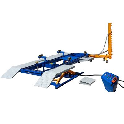 China VICO European Vehicle Lift Car Scissor Lift Chassis Machine #VF8000 Automatic Tilt And Full Bench 3200kgs for sale