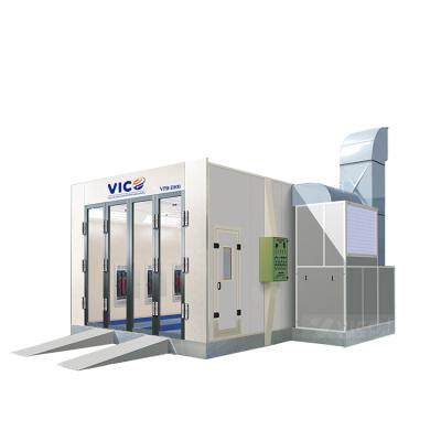 China Vico auto repair center spray booth vehicle paint oven VPB-E800 for sale inner size: 6900L*3900W*2650H for sale