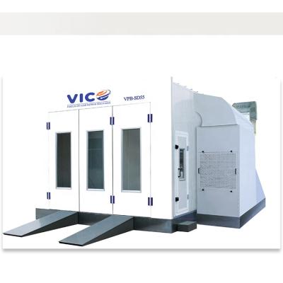 China Passenger Car Vico Diesel Type European Auto Paint Booth Spray Booth #VPB-SD55 With CE for sale