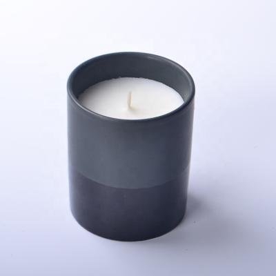 China Europe High Quality New Style Ceramic Candle Jars Home Decorative Black Ceramic Jar With Lid Factory Customized Ceramic Jar Candles for sale