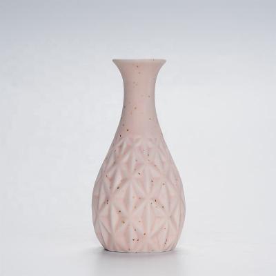 China Minimalist factory direct wholesale ceramic bottle for incense reed diffuser ceramic vase for sale