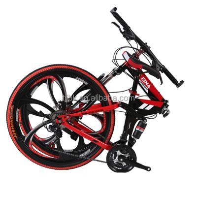 China Mountain Bike Folding Bike 21 Speed ​​New Customized 26 Inch Style Best-Selling Steel Frame Folding Mountain Bike for sale