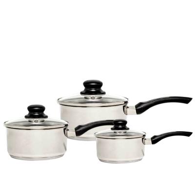 China New Viable Goods Unique Kitchenware And Sauce Pan Cookware Set With Handle for sale