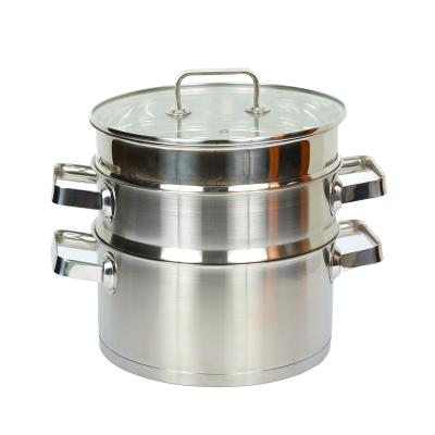 China Sustainable Steamer Cooking Pot Kitchenware Sets Restaurant Kitchen Cookware Sets Household 201 304 Stainless Steel Home Kitchen Sets for sale