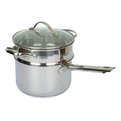 China Sustainable Hot Sale Food Safety Cooking Tool Hotpot Stainless Steel Cookware Sets Kitchenware Nonstick Pot Soup Sets for sale