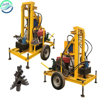 China High Drilling Efficiency Diesel Water Well Drilling Rig 150m Underground Deep Hydraulic Soil Test Drilling Rig for sale