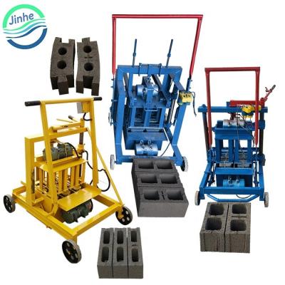 China Building Material Shops Cement Sand Brick Forming Maker Machinery Brick Hollow Block Making Machine Cement Concrete Brick Making Machine for sale