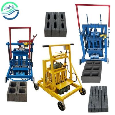 China Building Material Shops Concrete Hollow Block Maker Machine For House Construction Solid Interlocking Cement Brick Making Machinery for sale