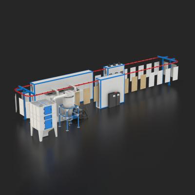 China High Efficency MDF Powder Coating Line for sale