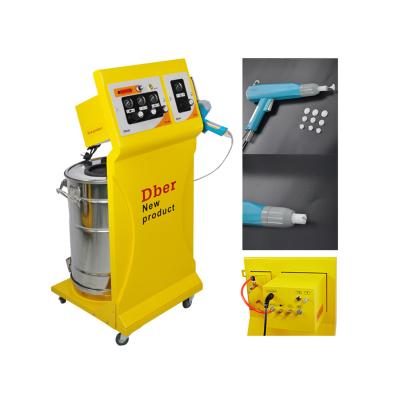 China Dber Industries Portable Stainless Steel Electrostatic Powder Coating Machine With Manual Powder Coating Gun Paint Machine Coating Machine for sale