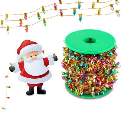 China Miniature Plastic String Lights for Christmas Decoration Christmas Light Props for Holiday Wedding Party Indoor Outdoor for sale