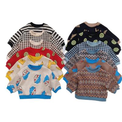 China Anti-pilling children's sweater baby sweater autumn and winter bottom pullover baby sweater for sale