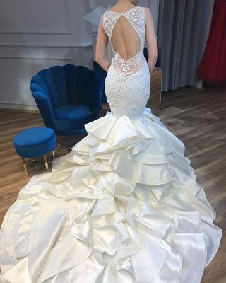 China Wedding Dresses 2021 Luxury Lace Wedding Dresses Mermaid African Bridal Gowns Breathable Sexy Backless Bridal Gowns for sale