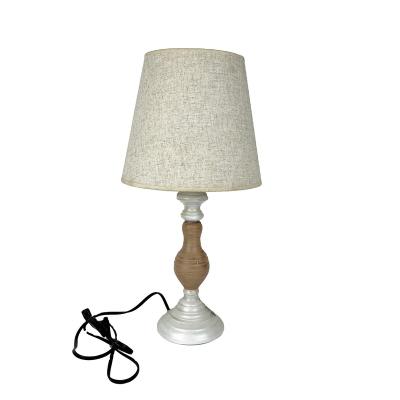 China Traditional Hotel Bedside Classic Round Table Lamp Bedroom Reading Table Lamp for sale