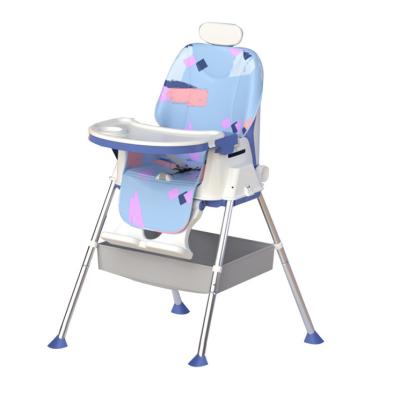 China Hot Selling Cheap Height Adjustment Price Baby Feeding Chair Children Eat Desk And Chair for sale