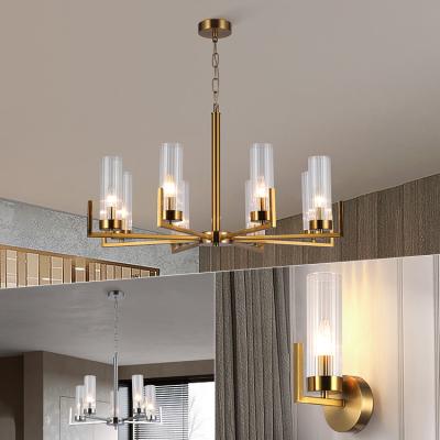 China Modern Modern Dining Room Chandelier Kitchen Glass Iron Nordic Style Ceiling Hanging LED Pendant Light for sale