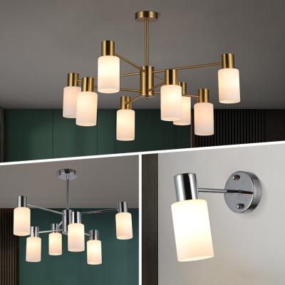 China Good quality indoor living room outdoor mounted decorative glass led office ceiling light modern design for sale