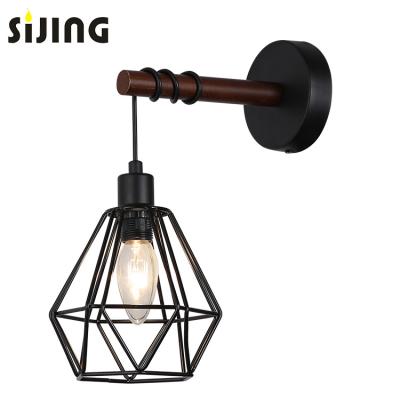 China European Style Modern Black Indoor Hotel Vintage LED Living Room Wall Mounted Modern Wall Lamp for sale