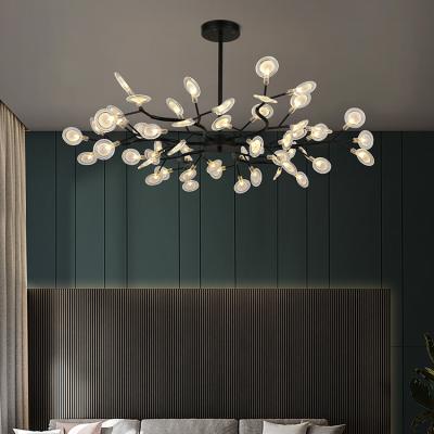 China China Manufacturer Luxury Iron Acrylic Modern Indoor Living Room Bedroom Outdoor Mounted Decoration Led Ceiling Light E14 for sale