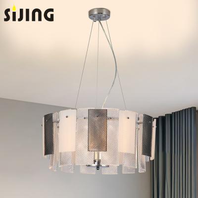 China China Factory Price Cheap Modern Luxury Copper Chrome Bedroom Glass Pendant Light Chandeliers for sale