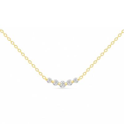 China ROXI À LA MODE 925 Sterling Silver Fashion Simple Versatile around Diamond Clavicle Necklace 18K for sale