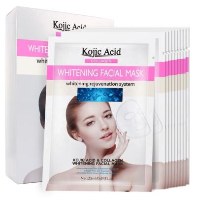 China Moisturizer Beauty Face Mask Skin Care Hydrate Face Sheet Kojic Acid Whitening Mask for sale