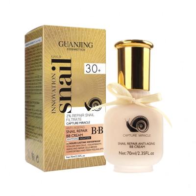 China Gold Snail BB Cream Concealer Concealer Isolation Base Makeup Skin Brightening BB Cream for sale