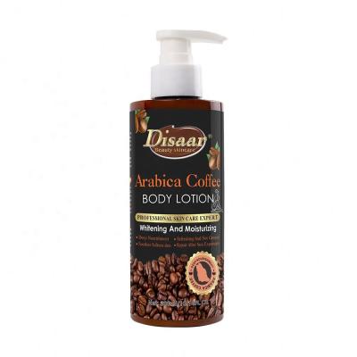 China Moisturizer Body Lotion Private Label Nourishing Non-Greasy Organic Coffee Body Lotion for sale