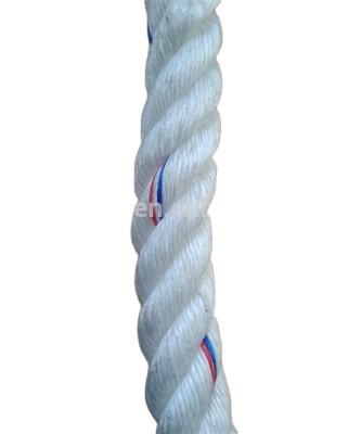 China High Strength Nylon Ropes For Fish Farming PP Twisted Plastic Rope 3 Strand for sale