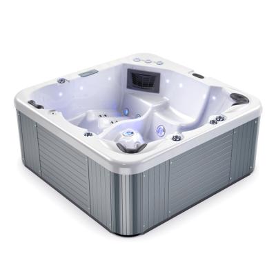 China USA Aristech Free Pure Acrylic Whirlpool 5 People Sauna Bath Spa Family Outdoor Massage Tub for sale