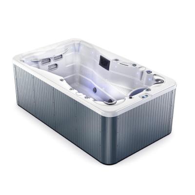 China Acrylic Swimming Pool 4M Large Outdoor Swimspa Modern Swimming Pool Spa Massage Factory for sale