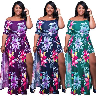 China 2021 Viable New Design Plus Size Dress 5XL Women Clothing Summer Wholesale Dresses for sale