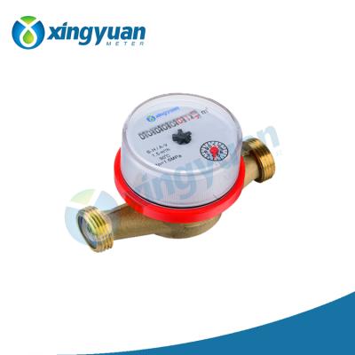 China Single-Jet Vane Wheel Water Meter Brass/Nickel Dryer for sale