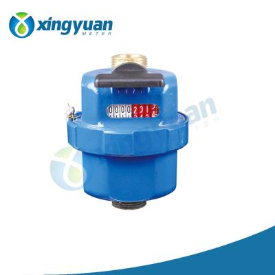 China Rotary Piston Brass Volumetric Water Meter for sale