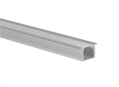 China Led aluminum strip profile with PC diffuser Cover for Recessed Aluminum LED Profile for sale