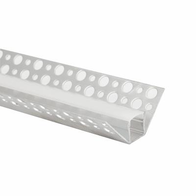 China Plasterboard Aluminum Led Light Strip Housings for corner linear lighting for sale