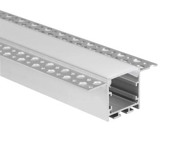 Chine Anodized Recessed LED Plasterboard Profile Extruded With PC PMMA Diffuser For LED Linear Lighting à vendre