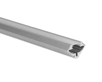 China 90 Grad führten Eckaluminiumkanal des Streifenaluminiumprofils 19x19mm LED zu verkaufen