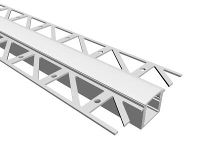 중국 Plasterboard Recessed Led Aluminium Profile PC PMMA For Gypsum Wall 판매용